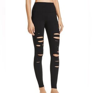 Alo Yoga High Waist Ripped Warrior Legging